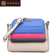 Honggu red Valley female European fashion Joker party simple color diagonal chain bag for 5156