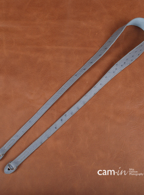 cam-in真皮徕卡数码照相机背带 适用徕卡微单肩带鸵鸟皮CAM2505