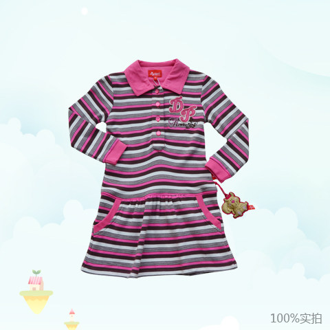 Sigikid儿童服装 女童长袖连衣裙 秋冬时尚款 舒适可爱童装