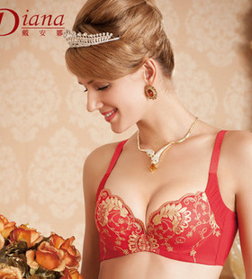 嘉莉诗清仓戴安娜20069C4内衣正品20068C4小胸显大厚杯聚拢文胸女