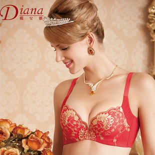 嘉莉诗清仓戴安娜20069C4内衣正品20068C4小胸显大厚杯聚拢文胸女