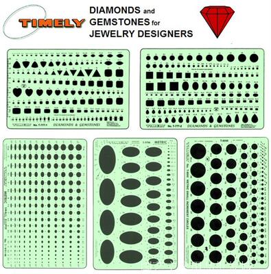 正品泰米t-777a宝石首饰绘图尺