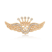 Korean version of the Pearl Pack email Angel Crown rhinestone brooch pin brooch clasp Korea jewelry