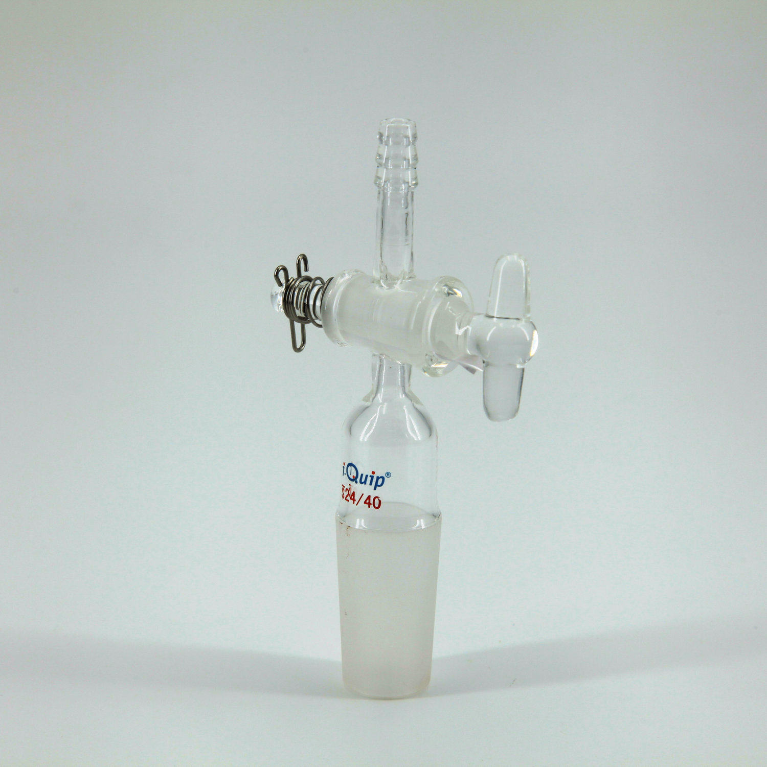 芯硅谷抽气接头 v3312 直型抽气接头,内接头,玻璃节门