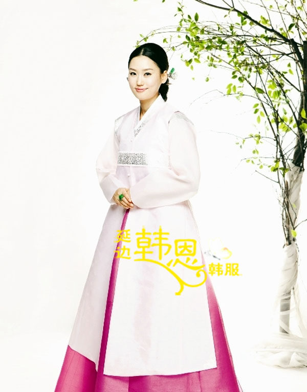 韩国进口面料/女士韩服马甲/新娘马甲/HE-MJ1027