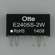 DCDC隔离电源模块 24V转正负5V E2405S-2W 隔离3KV 假一赔十