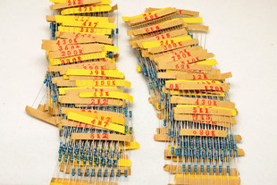 1/4W金属膜电阻包0.25W误差1% 86种阻值各10个 共860个电阻样品包