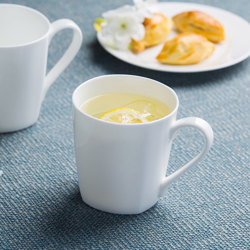 小方杯骨瓷白色骨瓷茶杯牛奶杯