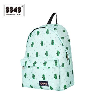 8848日韩双肩包女学院风书包多彩鲜艳背包休闲时尚潮背包电脑背包