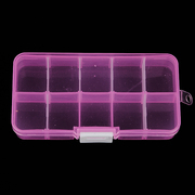 DIY beaded materials storage box box cosmetic jewelry box storage box 10 transparent plastic box