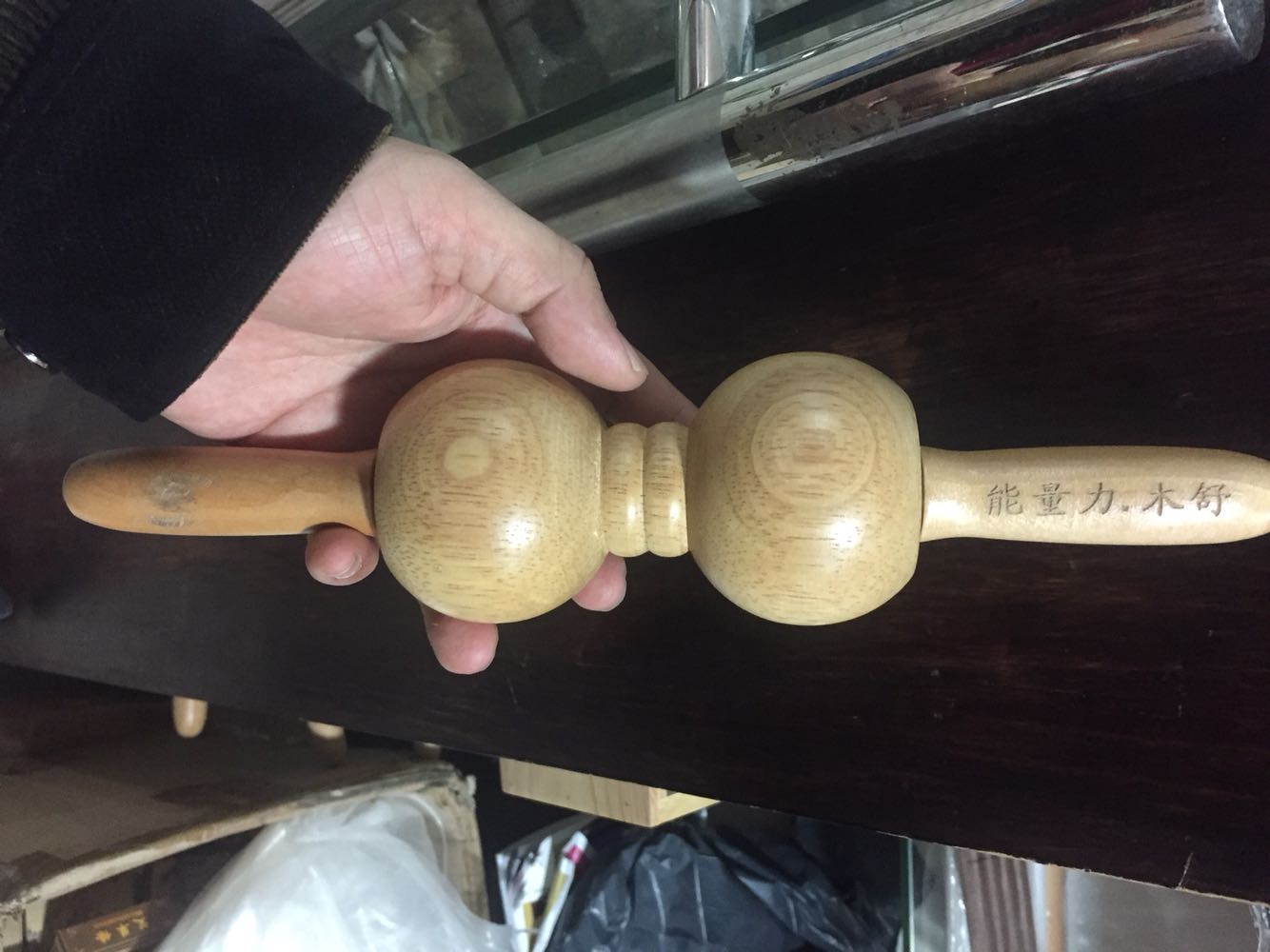 能量力 木舒 木撸 木栌 双头滚轮 香木制品 按摩佳品