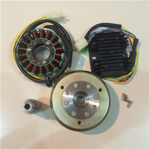 长江750发电机改装新式18极大功率磁电机 挎子边偏三轮摩托车配件