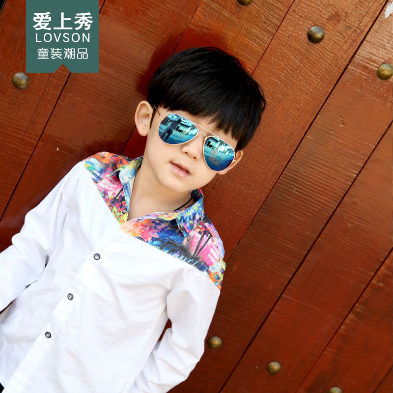 Chemise garcon à manche longue - Ref 2077044 Image 1