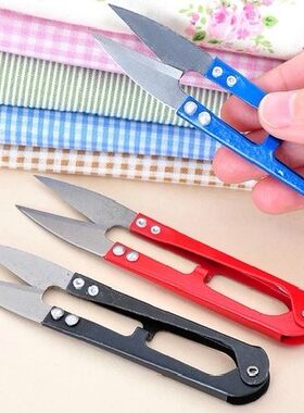 u型剪刀diy工具|编织小扣子纽扣