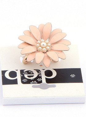 欧美风饰品全新金色弹力质感戒指