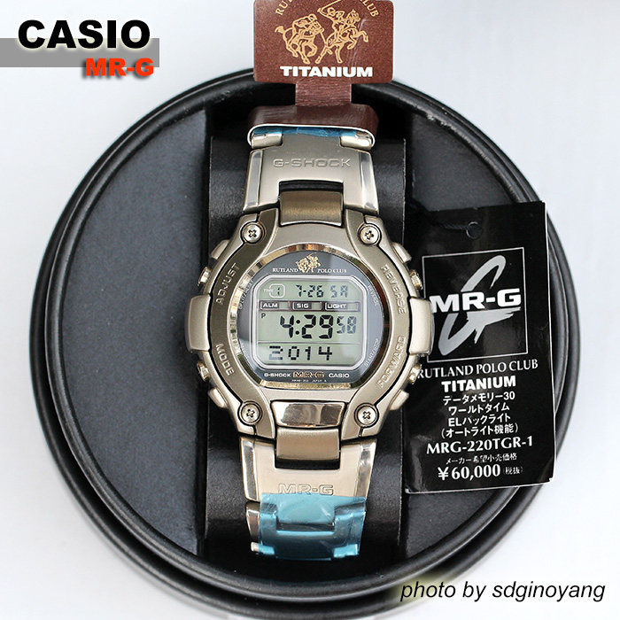 CASIO卡西欧G-SHOCK MRG-220TGR-1(限定POLO版)特殊浅金 全新结束