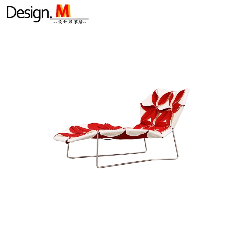Design.M创意设计师家具antibodi chair/花瓣椅 手工布艺休闲躺椅