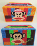 S Tried вышивка 3D Cross -Sitch New Living Room Ручная мультипликация Cartoon Short Paper Box Big Roth Monkeys Мужчины и женские модели