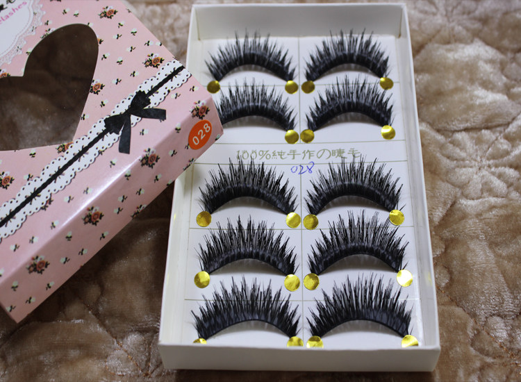 Handmade false eyelashes 028 solar system natural Nude make-up Thick Chaos overlapping Comfort 5in the Makeup/Perfume/Beauty tools , False eyelashes  category - from Buy2taobao.com to provide professional Taobao agent buy service