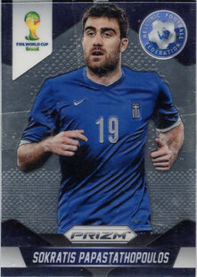 球星卡 459 2014 prizm 世界杯 帕尼尼 panini 希腊