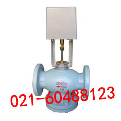 铸铁电动二通阀 法兰电动调节阀 两通控制阀DN65