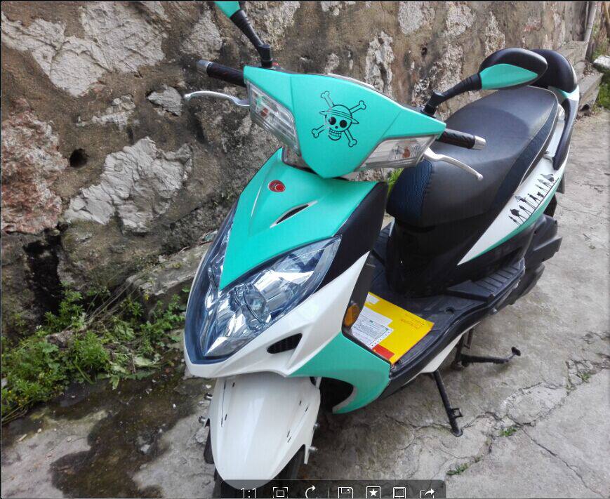 自行车膜防水五羊本田弯刀贴纸死飞长贴纸摩托车边箱改色膜亚光膜