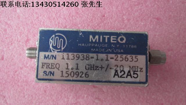 美国MITEQ进口 113938-1.1-25635 0.8-1.8GHz 12dB SMA接头 低噪声微波功率放大器 质量包好,包能用 可提供详细测试图