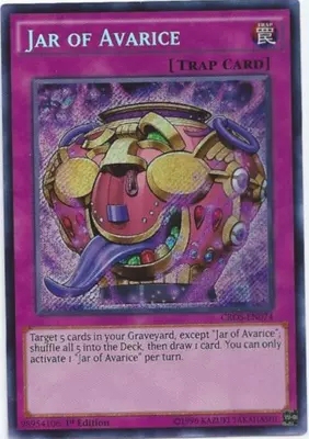 【假面卡牌】游戏王 904 美英欧版 SCR 银碎斜碎 贪欲之瓶 一刷