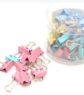 得力855ES同款鼎力彩色长尾夹51MM  41MM 32MM 25MM 19MM 15MM