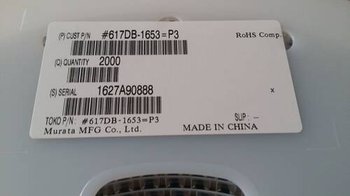 MFG 617DB-1653=P3 617DB-1653P3  5脚平衡与不平衡变压器 原装货