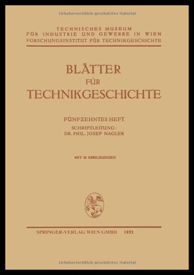 【预售】Blatter Fur Technikgeschichte: Funfzeh