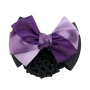 Baojing cloth simple fashion hair accessories hair clip flower cross clip free shipping bow hair headdress spring clip