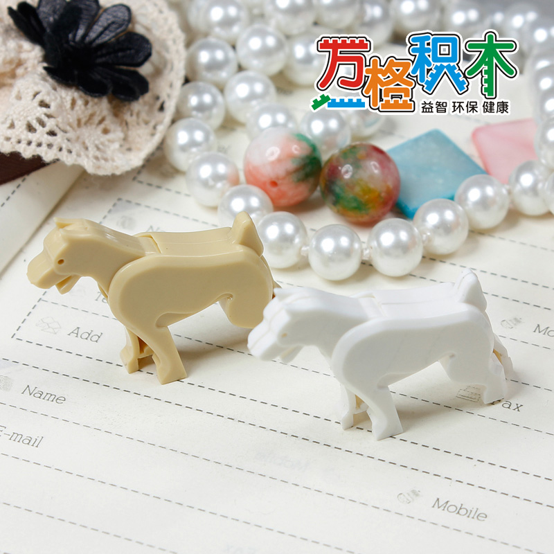 【万格】儿童拼装积木 549狗 DIY配件/散装/散件 1片