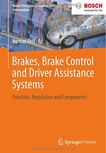 【预订】Brakes, Brake Control and Driver Ass...-封面