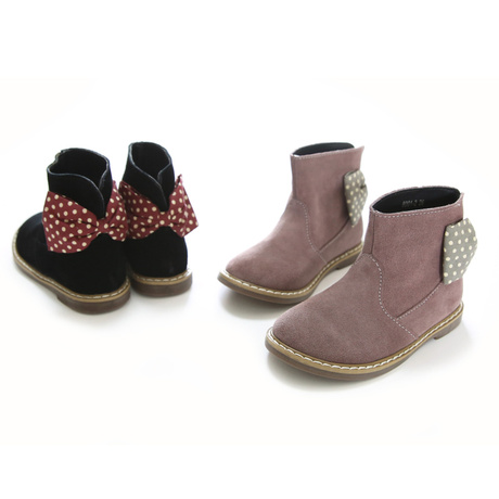 Chaussures enfants en suède ronde - semelle tendon - Ref 1009928 Image 45