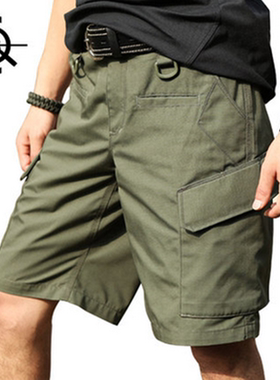 CQB 户外工装裤宽松多袋裤短裤男夏 战术裤 裤子 通勤裤 TAD短裤