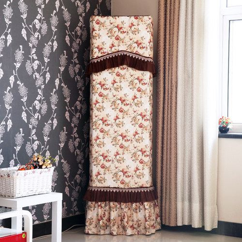 一朵 布艺立式空调罩柜式空调套开机不取空套罩柜机 空调防尘罩