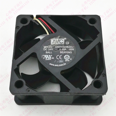 原装AVC DS05020B24U 24V 0.30A 5020 双滚珠 变频器散热风扇 5cm
