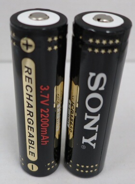 高容量 18650锂电池 3.7V 3600毫安强光手电筒 风扇电池