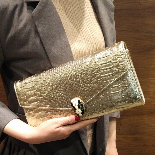 新款手拿包女士鳄鱼纹百