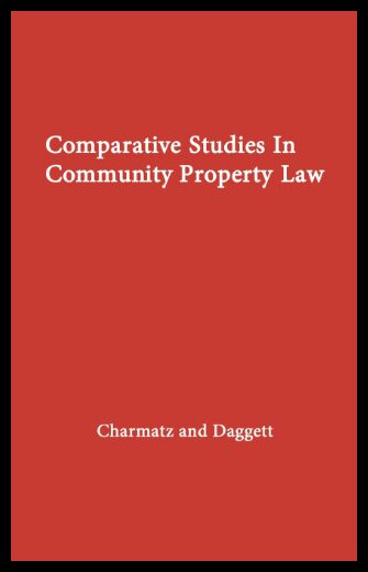 【预售】Comparative Studies in Community Property Law