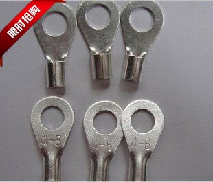 冷压接线端子电线接线连接器铜接线端子冷压端头OT4-6 1000只/包