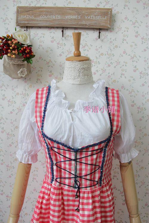 德国巴伐利亚啤酒节dirndl背心裙