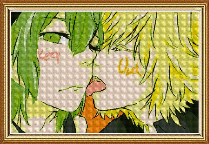 【精准印花可定制】家庭教师周边贝尔菲戈尔和弗兰十字绣非成品