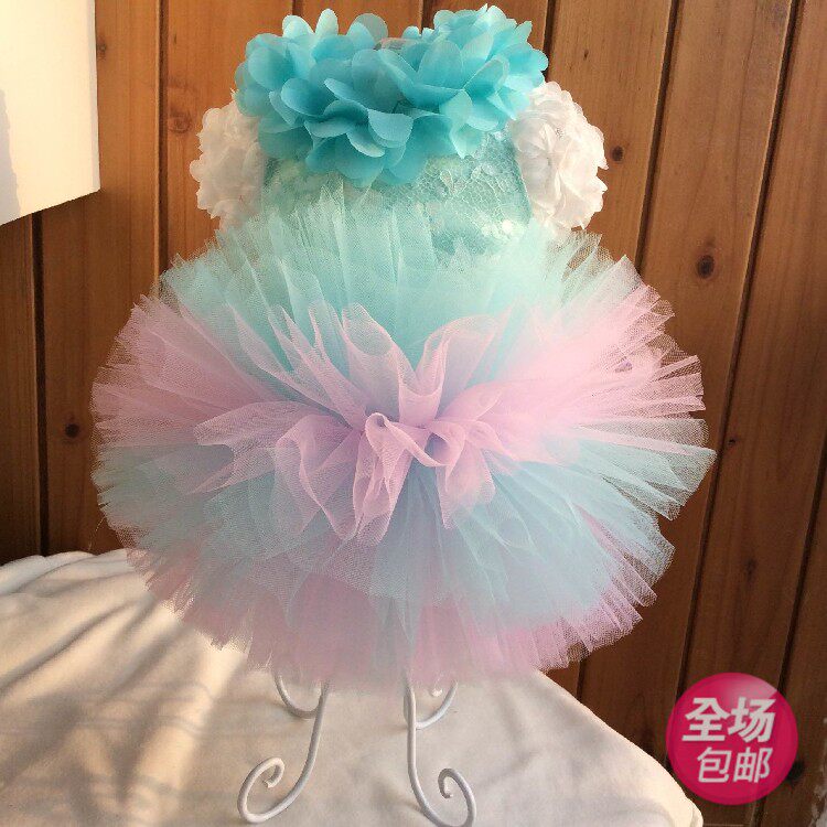 小熊泡沫手工定制猫狗狗衣服宠物婚纱礼服蓬蓬裙 包邮送配套发夹在类目 宠物/宠物食品及用品, 宠物服饰及配件, 宠物服装/雨衣中 - 来自Buy2taobao.com提供专业的淘宝代购服务