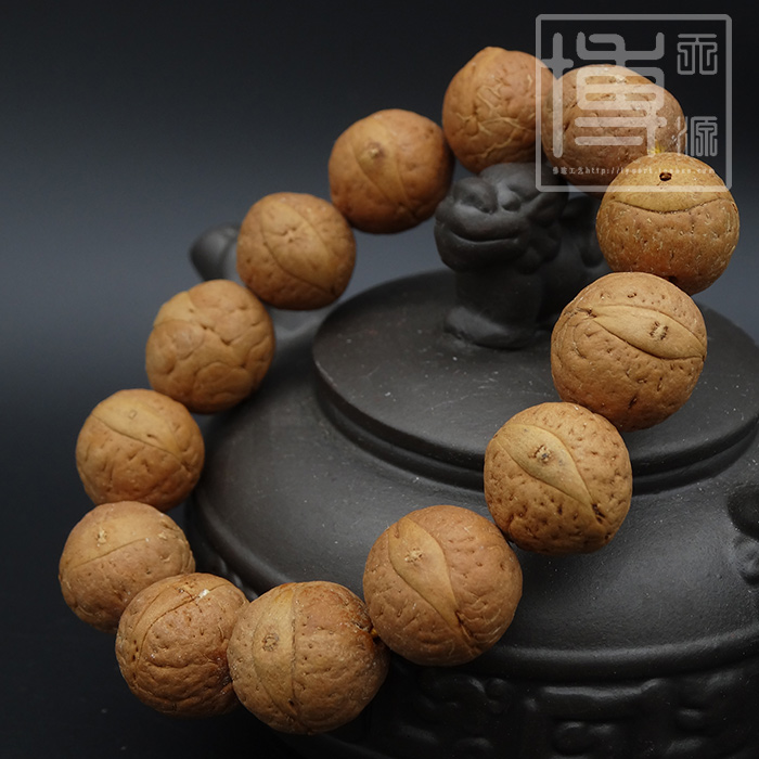 尼泊尔红皮凤眼菩提子麒麟眼龙眼金刚库克菩提佛珠手串手链108颗