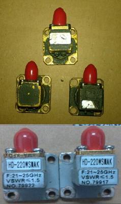 flann 20094-SF40 17.6-26.7 GHz 50Ω 2.92mm WR42 波导转接器