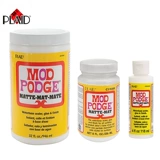 Матовый клей Mod Podge Moba, жидкий клей для рисования, клей для переноса деревянной доски, сухой клей с тиснением цветов, клей для головоломки