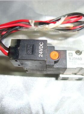 日本原装SMC二手电磁阀VJ3140  电压24V