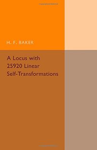 Locus with 25920 Self Linear Trans... 预订